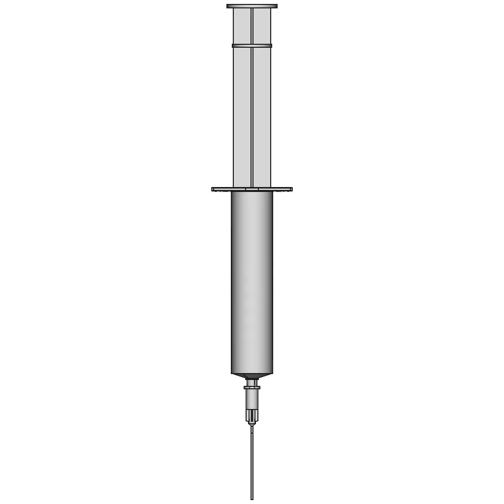 Medical Syringe V.Med 10 Cc - Downloadable CAD Representation_270_0_degree_snapshot