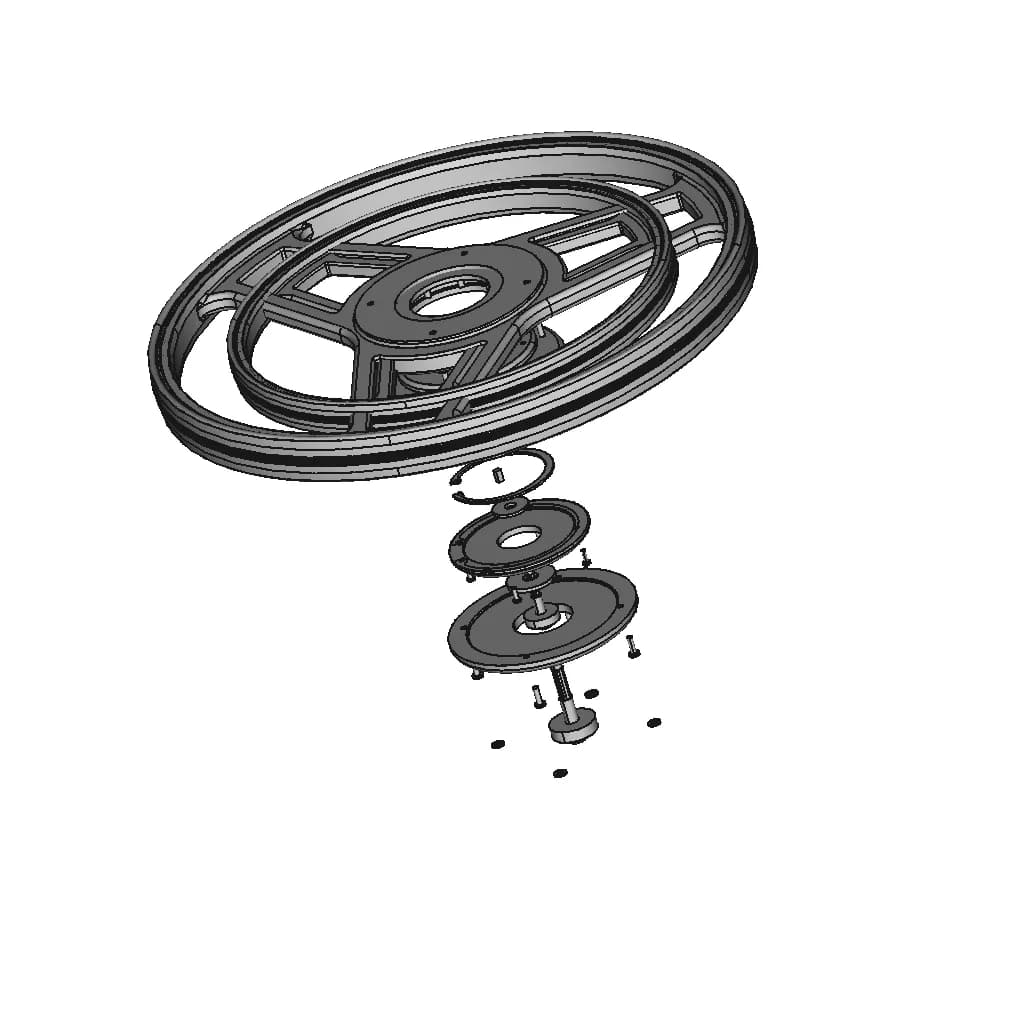 Planetary Gear Wheelchair - Standard Mechanical Component_60_30_degree_snapshot