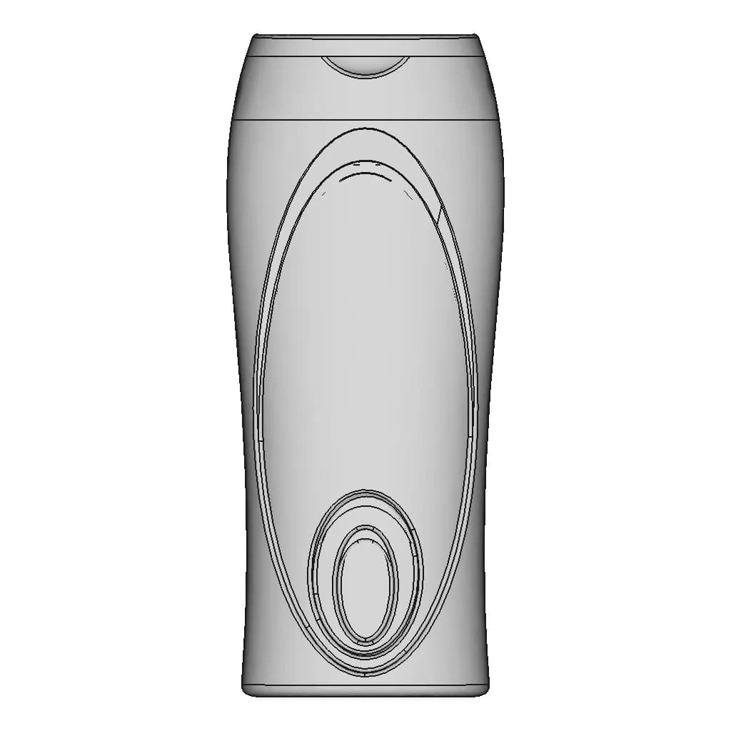Shampoo Bottle St - Downloadable CAD Representation_0_0_degree_snapshot