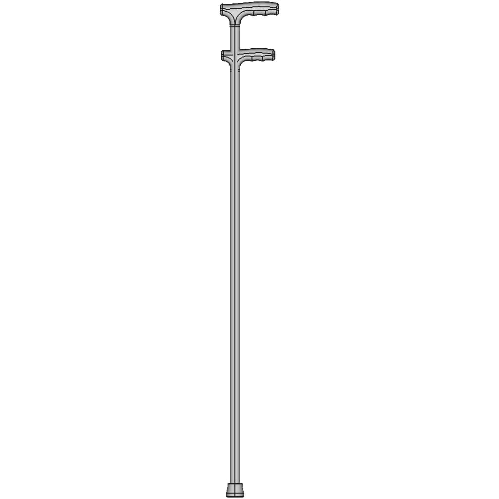 Walking Cane - Downloadable CAD Representation_0_0_degree_snapshot