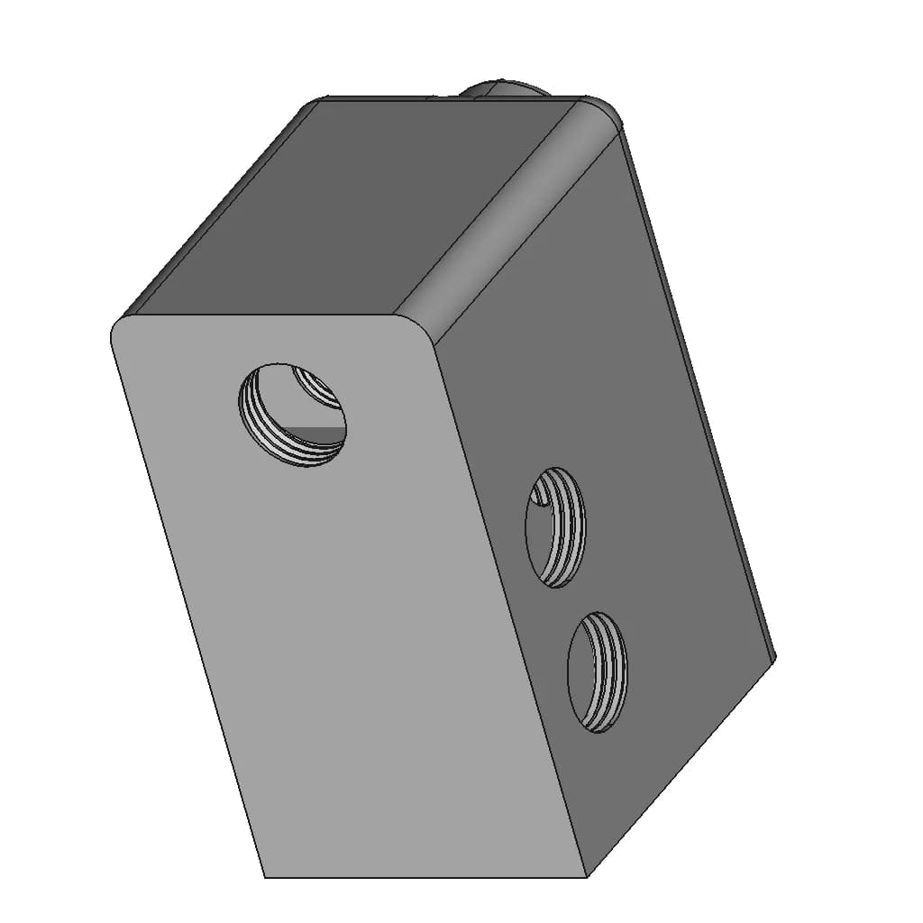 3D-Printed Pet Blender With O2 Sensor Socket - Downloadable CAD Representation_60_30_degree_snapshot