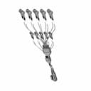 Ecg- 10 Leads Cable - Downloadable CAD Representation_60_30_degree_snapshot