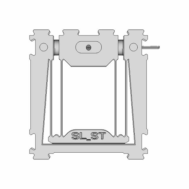 Flexure Compound For Edm With Internal Optical Path-00 - Downloadable CAD Representation