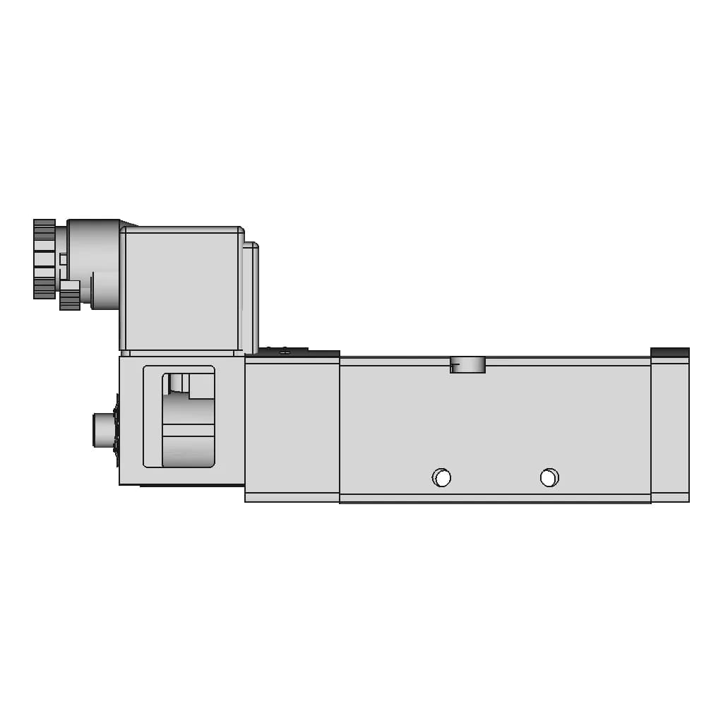 Selenoid Valve 5/2 Pneumatic | 3D Engineering Design File_0_0_degree_snapshot