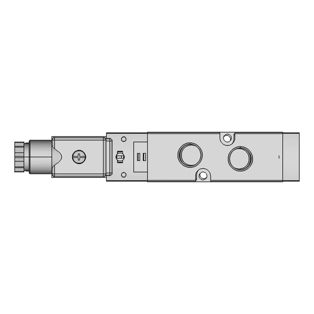 Selenoid Valve 5/2 Pneumatic | 3D Engineering Design File_270_0_degree_snapshot
