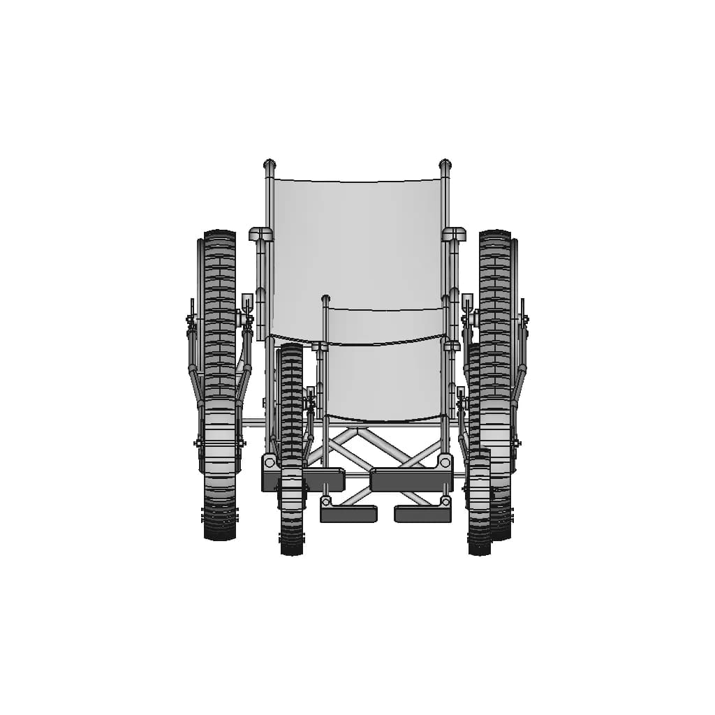 All-Terrain Tracked Wheelchair (Planetary Hub Gear Reduction) | 3D Engineering Design File_0_0_degree_snapshot