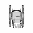 All-Terrain Tracked Wheelchair (Planetary Hub Gear Reduction) | 3D Engineering Design File_270_0_degree_snapshot