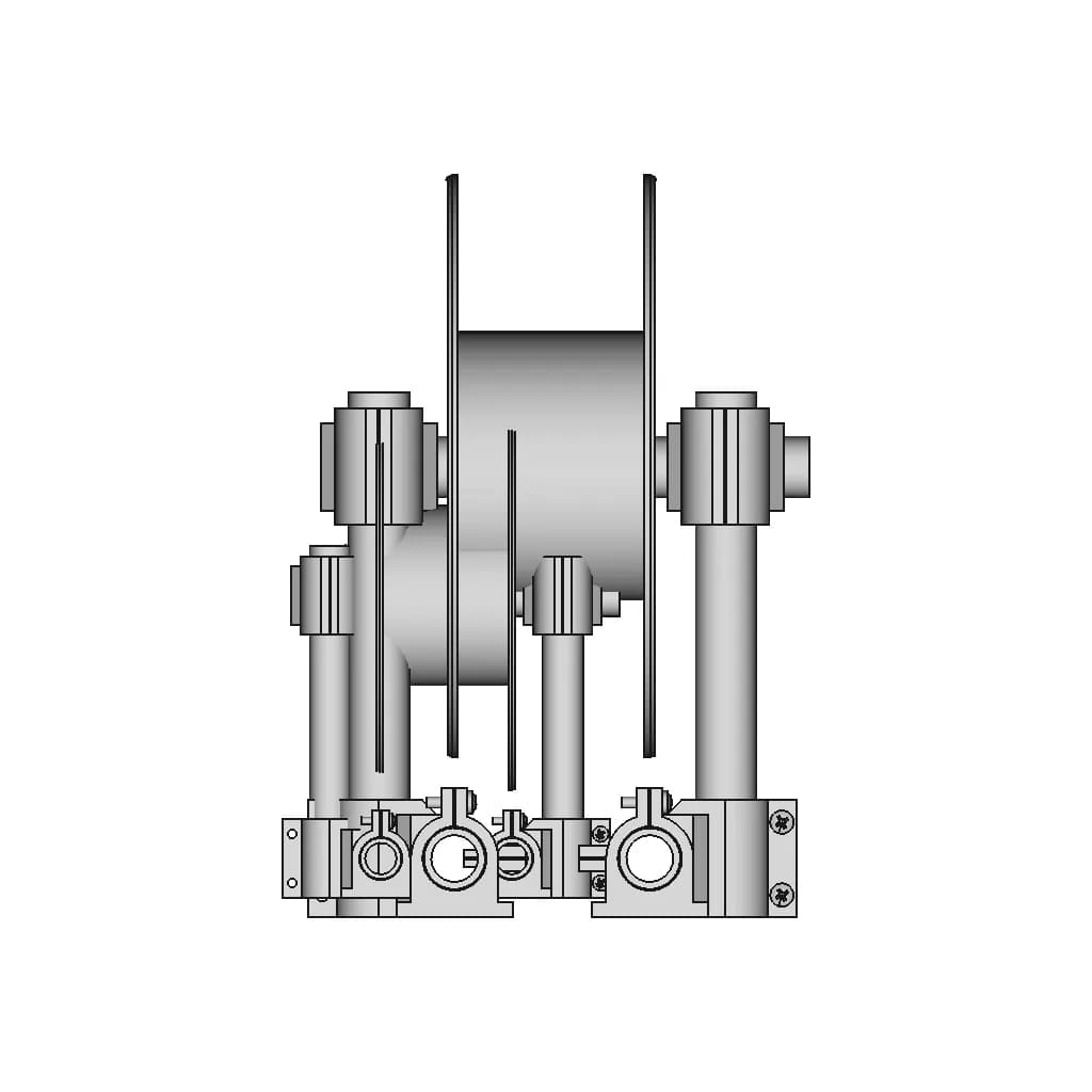 3D Printer Filament Holder - Downloadable CAD Representation_90_0_degree_snapshot