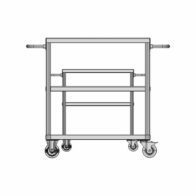 Equipment Shifting Trolley - Downloadable CAD Representation