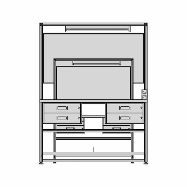 Aluminium Working Table 02 | 3D Engineering Design File