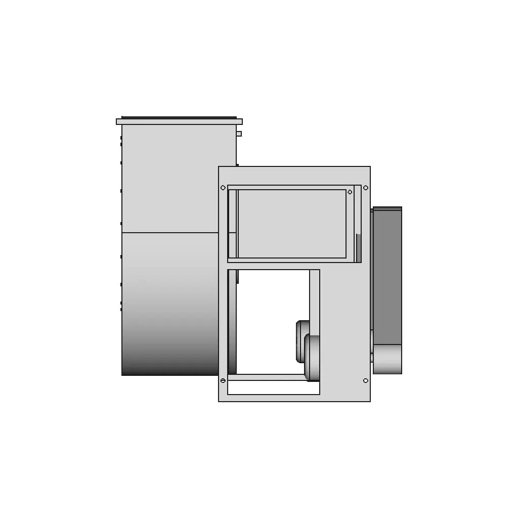 Draught Fan | High-Quality CAD Model_90_0_degree_snapshot