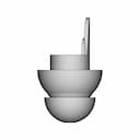 Earpeace Music Earplugs | 3D Engineering Design File_0_270_degree_snapshot