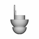 Earpeace Music Earplugs | 3D Engineering Design File_0_90_degree_snapshot