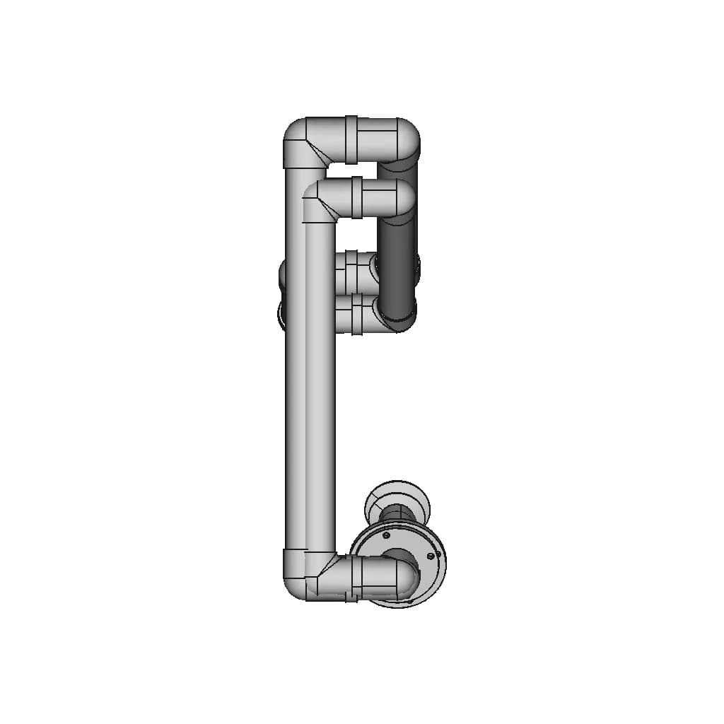 Local Suction Arm - Lokal Emiş Kolu - Downloadable CAD Representation_270_0_degree_snapshot