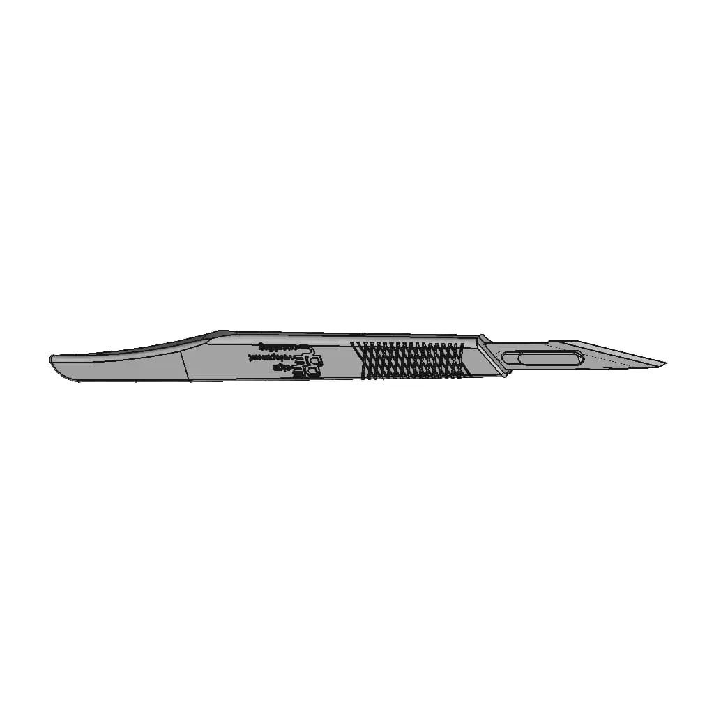 Scalpel With Blade | High-Quality CAD Model_60_30_degree_snapshot