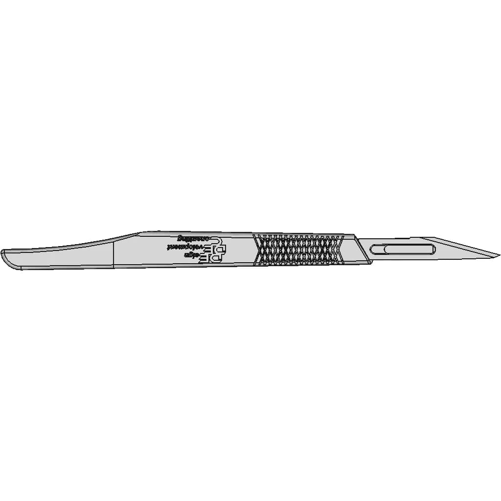 Scalpel With Blade | High-Quality CAD Model_90_0_degree_snapshot