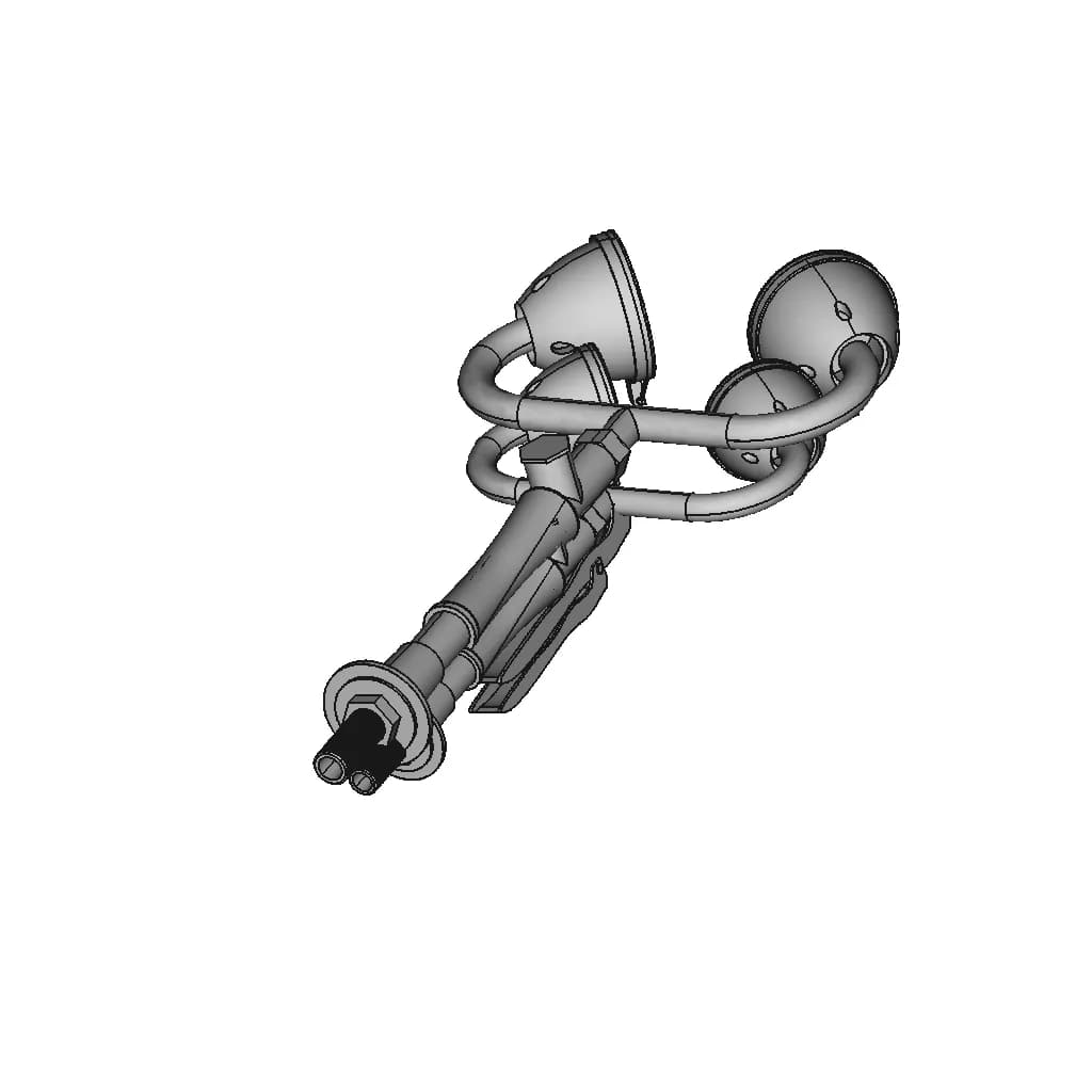 Emergency Eye Shower - Acil Göz Duşu | High-Quality CAD Model_60_30_degree_snapshot