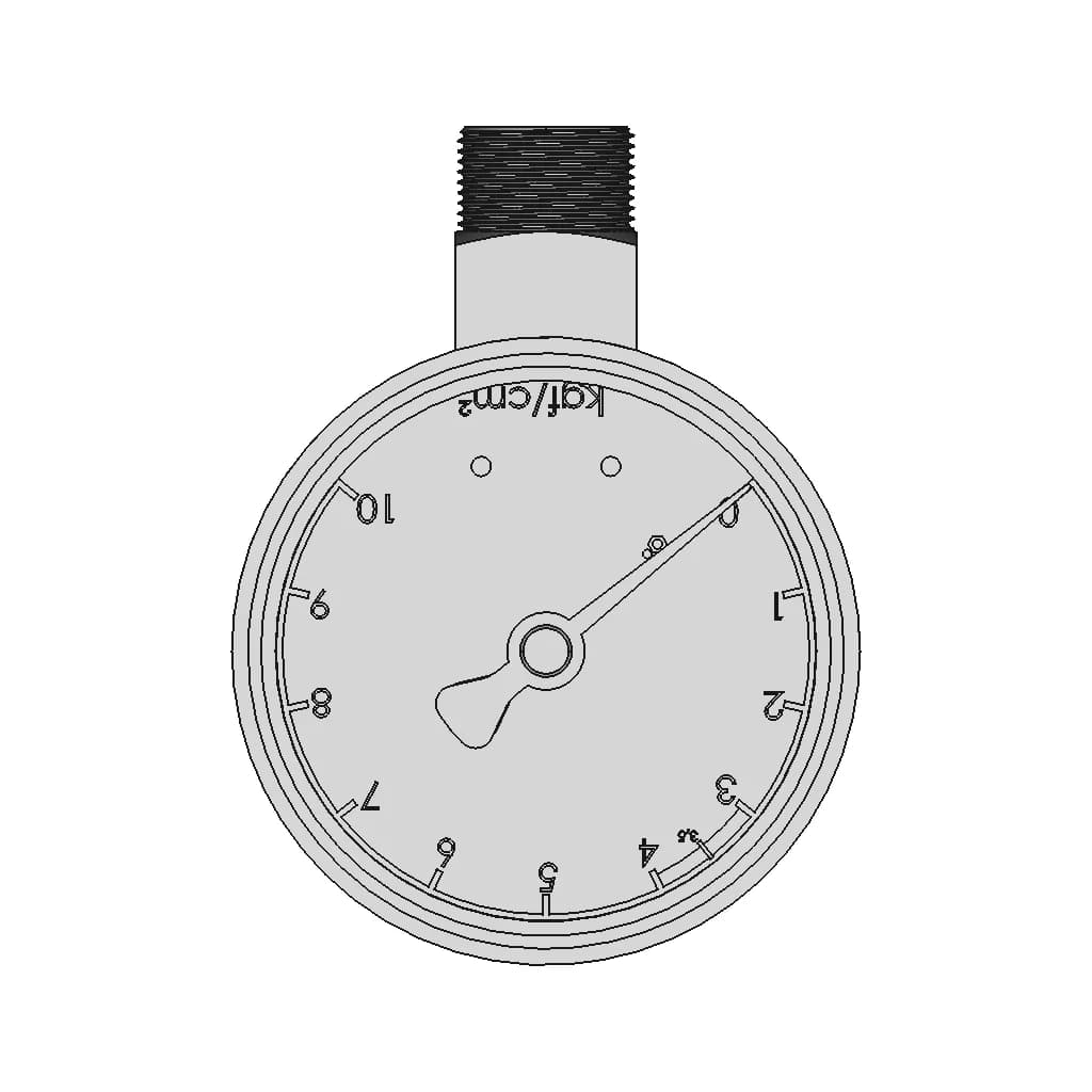 Manômetro Rosca 1/4"Npt - Standard Mechanical Component_0_0_degree_snapshot