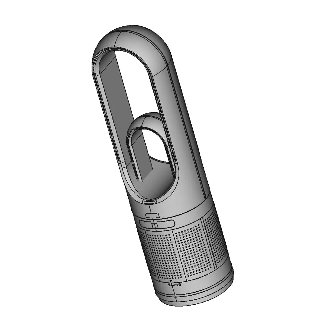 Air_Purifier_Ps-400T2 - Downloadable CAD Representation_60_30_degree_snapshot