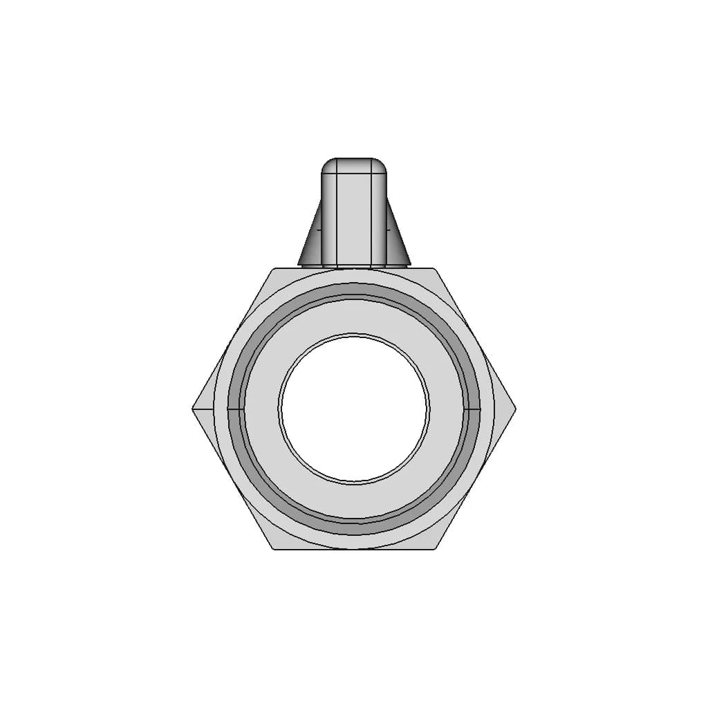 Pn-25 - Dn.1 - Mini Ball Valve - F.F - R.Bsp - Inox 304 | 3D Engineering Design File_0_90_degree_snapshot