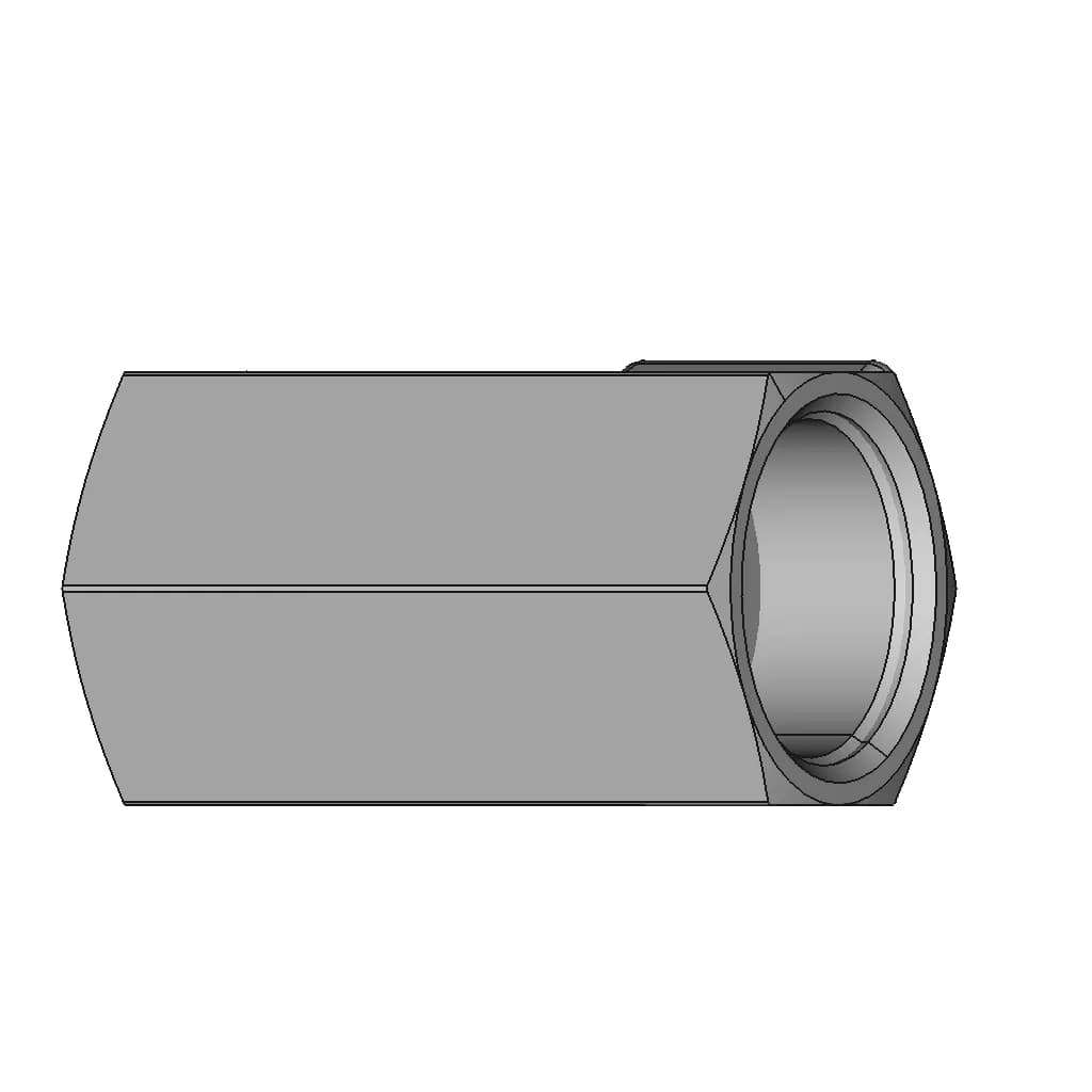 Pn-25 - Dn.1 - Mini Ball Valve - F.F - R.Bsp - Inox 304 | 3D Engineering Design File_60_30_degree_snapshot