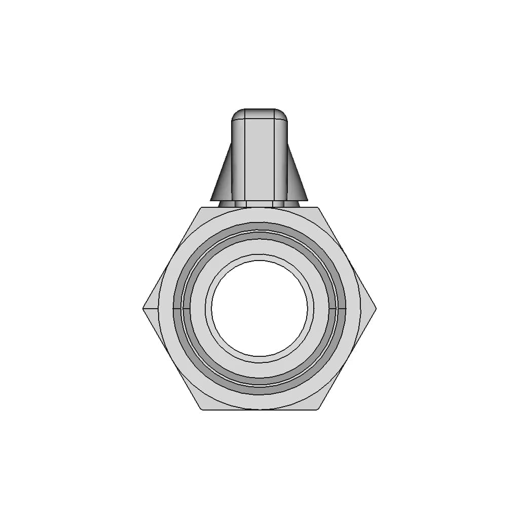 Pn-20 - Dn.3-4 - Mini Ball Valve - F.F - R.Bsp - Inox 304 | 3D Engineering Design File_0_270_degree_snapshot
