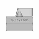 Pn-15 - Dn.1-2 - Mini Ball Valve - F.F - R.Bsp - Inox 304 - Downloadable CAD Representation_0_0_degree_snapshot