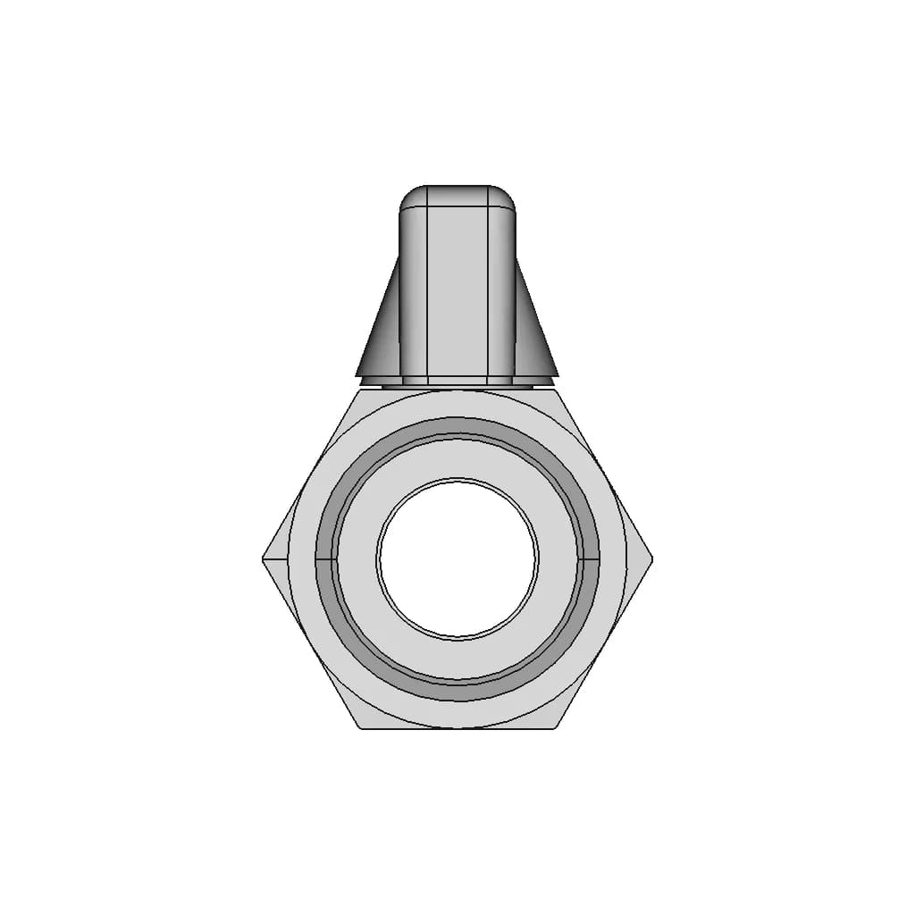Pn-15 - Dn.1-2 - Mini Ball Valve - F.F - R.Bsp - Inox 304 - Downloadable CAD Representation_0_270_degree_snapshot