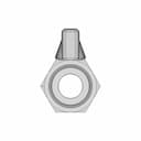 Pn-15 - Dn.1-2 - Mini Ball Valve - F.F - R.Bsp - Inox 304 - Downloadable CAD Representation_0_270_degree_snapshot