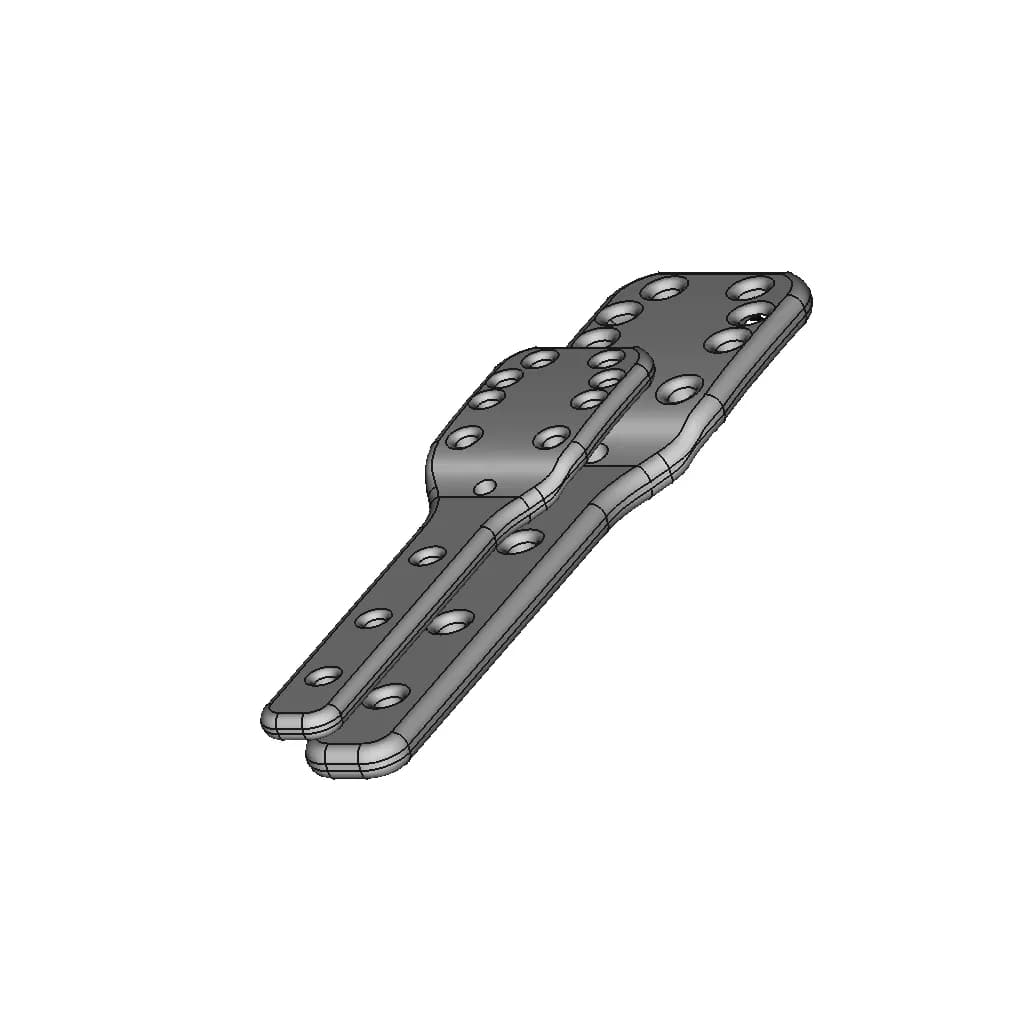 Humerus Angular Plate | High-Quality CAD Model_60_30_degree_snapshot