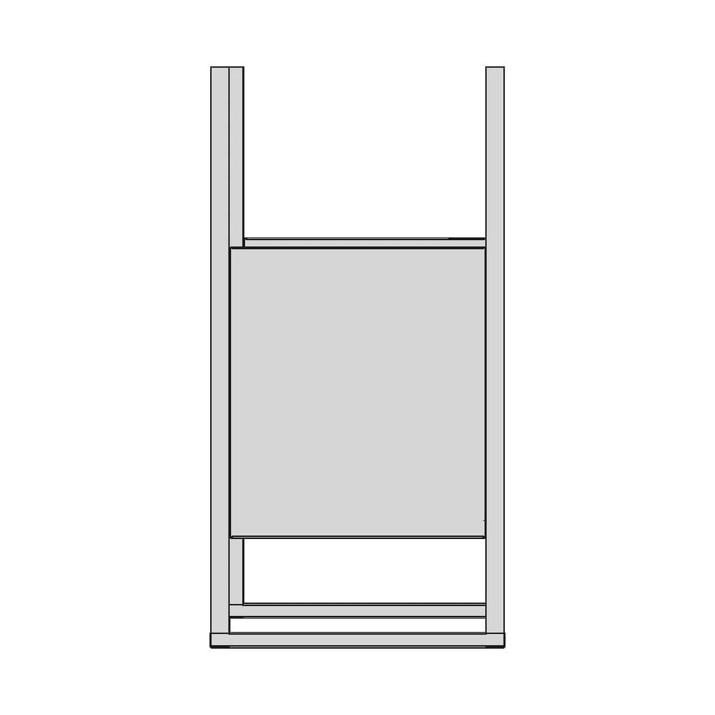 Surgihub Metal Deluxe Bed Side Locker | 3D Engineering Design File_270_0_degree_snapshot