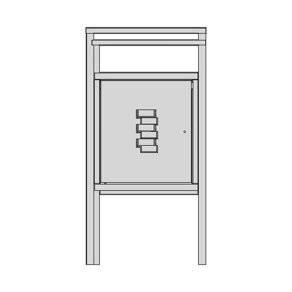 Surgihub Metal Deluxe Bed Side Locker | 3D Engineering Design File_90_0_degree_snapshot