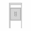 Surgihub Metal Deluxe Bed Side Locker | 3D Engineering Design File_90_0_degree_snapshot