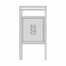 Surgihub Metal Deluxe Bed Side Locker | 3D Engineering Design File_90_0_degree_snapshot