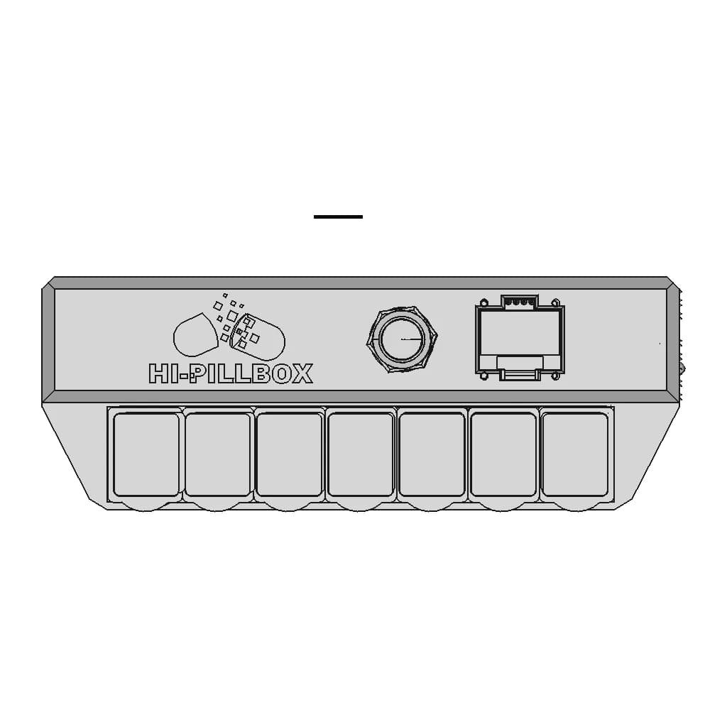 Pill Box Reminder | High-Quality CAD Model_270_0_degree_snapshot