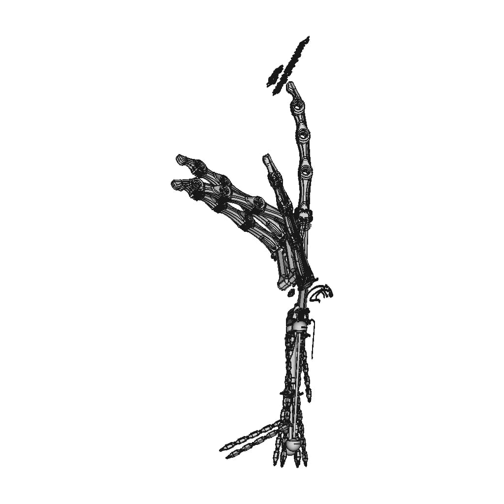Sl_St Claw Forearm In Progress - Standard Mechanical Component_0_270_degree_snapshot