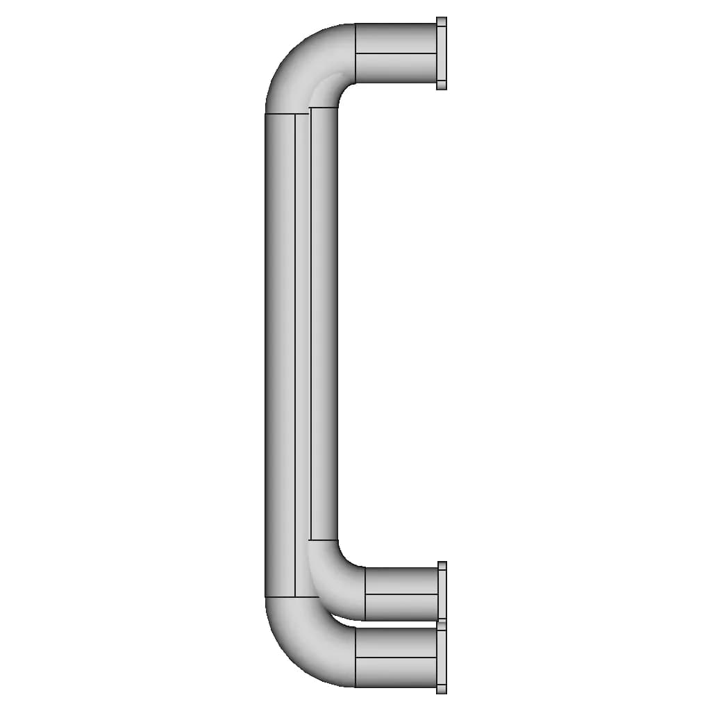 Hospital Door Handle | 3D Engineering Design File_90_0_degree_snapshot