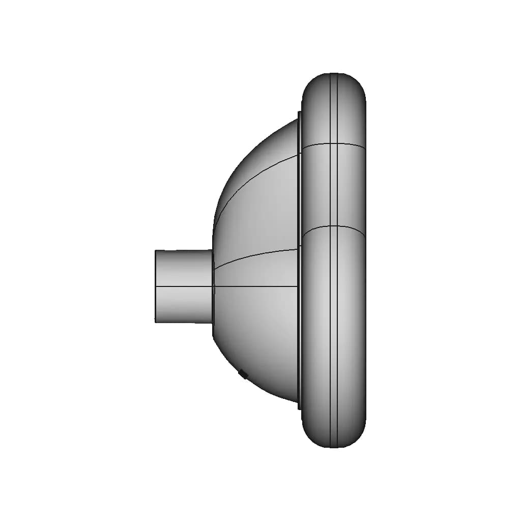Ambu Mask - Standard Mechanical Component_0_90_degree_snapshot