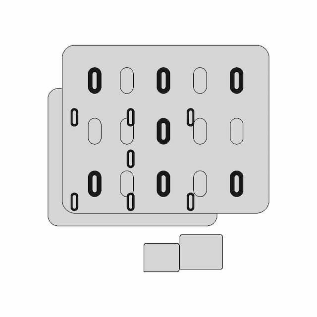 Blister Case Medicine - Standard Mechanical Component