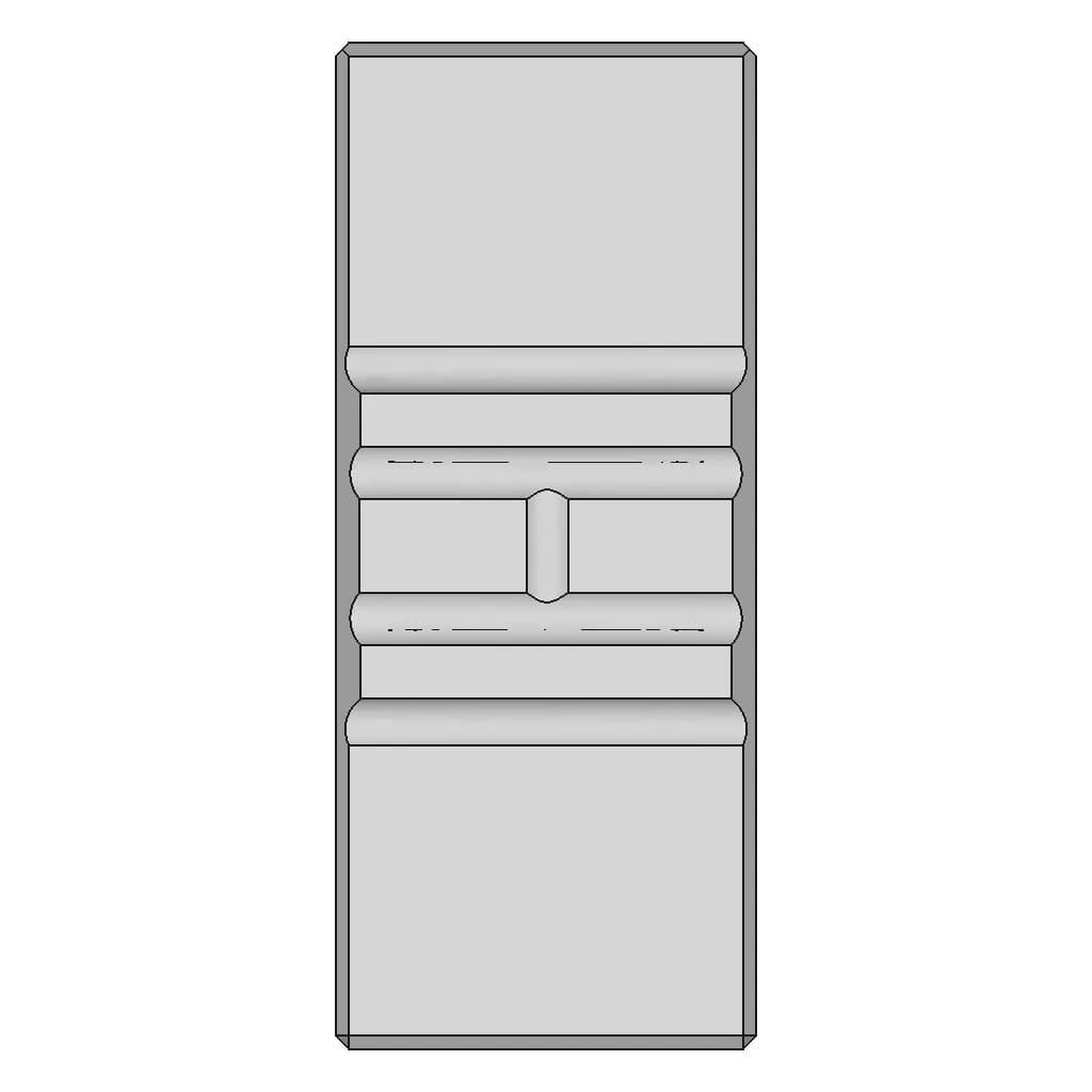 Counting Chamber - Neubauer (Representational) - Downloadable CAD Representation_270_0_degree_snapshot