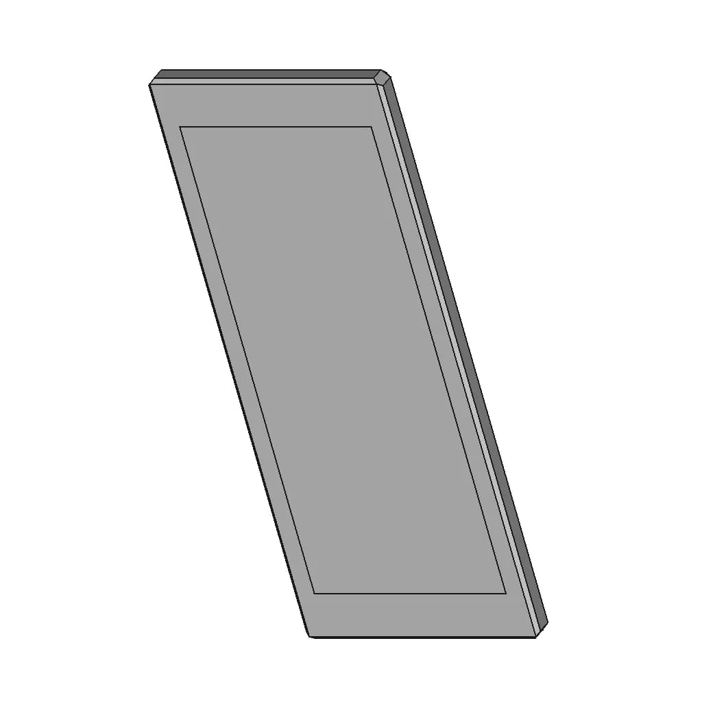 Counting Chamber - Neubauer (Representational) - Downloadable CAD Representation_60_30_degree_snapshot