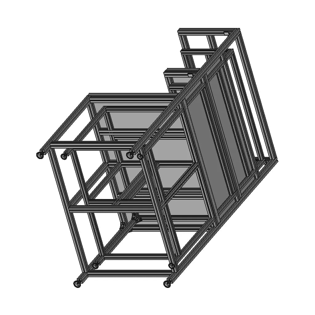 Aluminum Profile Assembly Table - Standard Mechanical Component_60_30_degree_snapshot