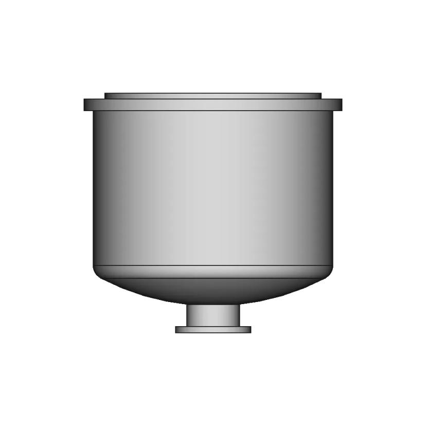 Pharmaceutical Mixing Vessel With Two Rotors - Standard Mechanical Component