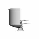 Pharmaceutical Mixing Vessel With Two Rotors - Standard Mechanical Component_0_90_degree_snapshot