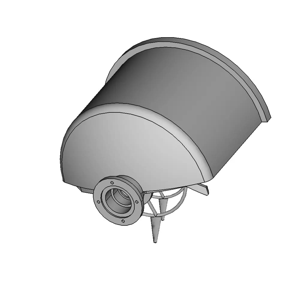 Pharmaceutical Mixing Vessel With Two Rotors - Standard Mechanical Component_60_30_degree_snapshot