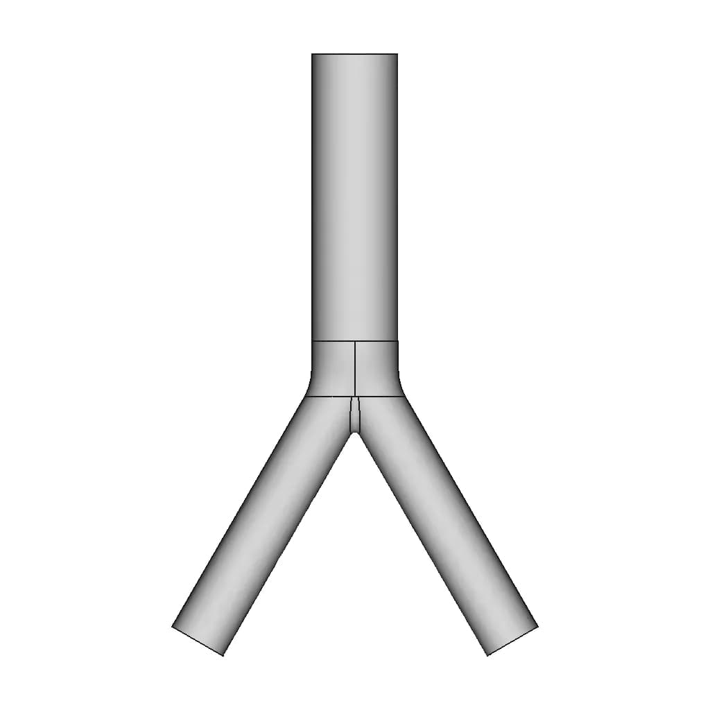 Bifurcated Artery | 3D Engineering Design File_0_0_degree_snapshot
