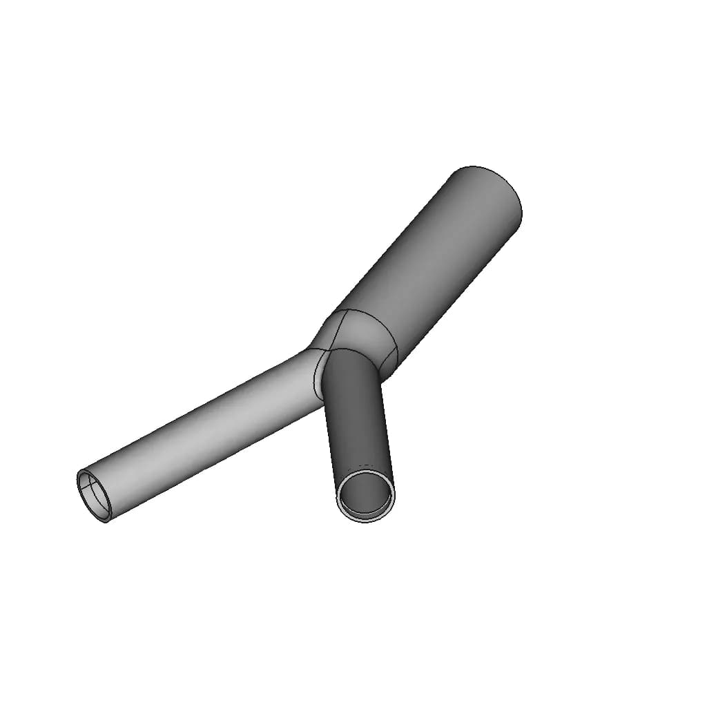 Bifurcated Artery | 3D Engineering Design File_60_30_degree_snapshot