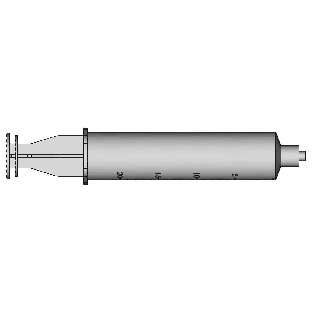 Syringe 20 Ml With Thread | High-Quality CAD Model_270_0_degree_snapshot