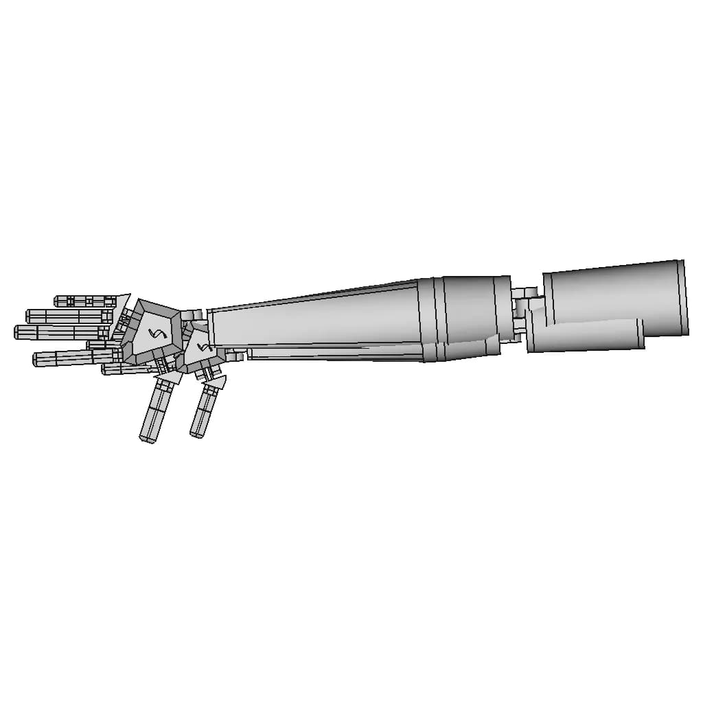 Human Bionic Arm Base Design | 3D Engineering Design File_0_0_degree_snapshot