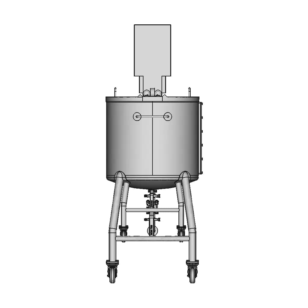 Containers / Tangki Mixer Capacity 50 Liter Sus 316 - Downloadable CAD Representation_0_0_degree_snapshot